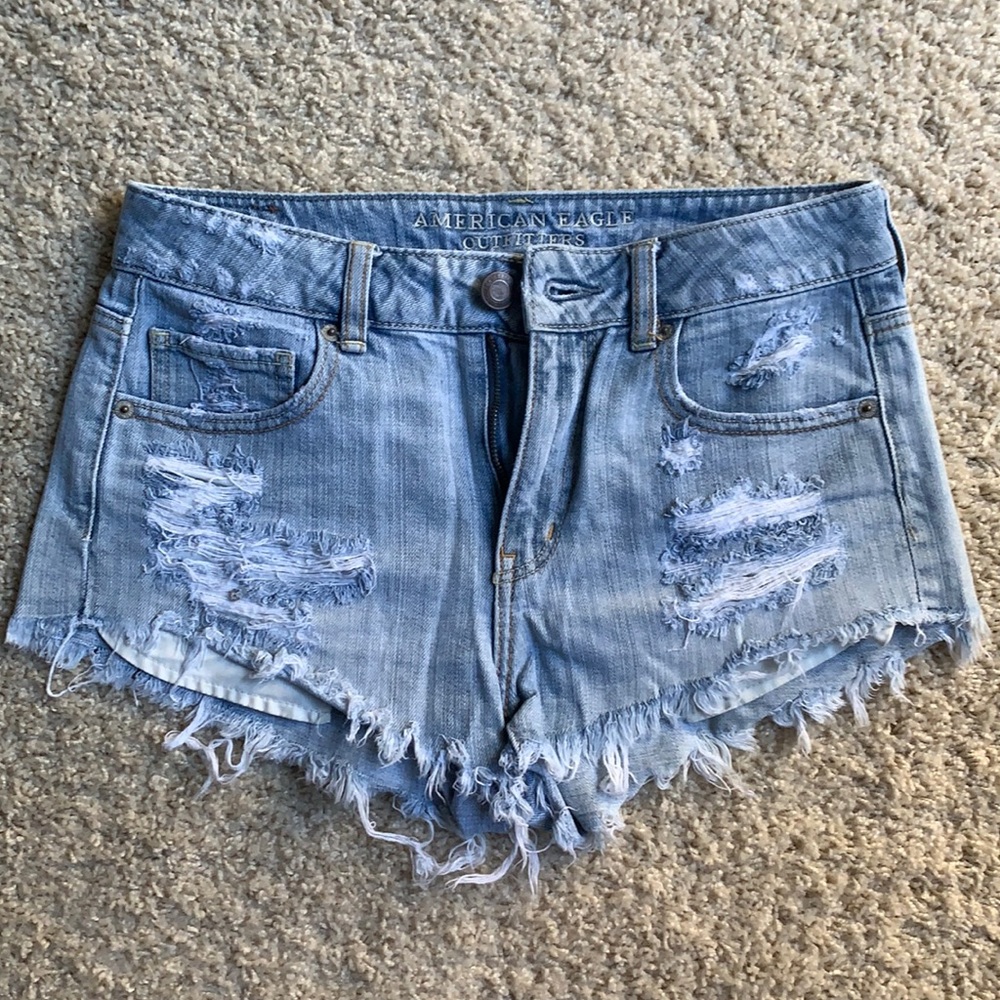American Eagle Distressed Jeans Shorts